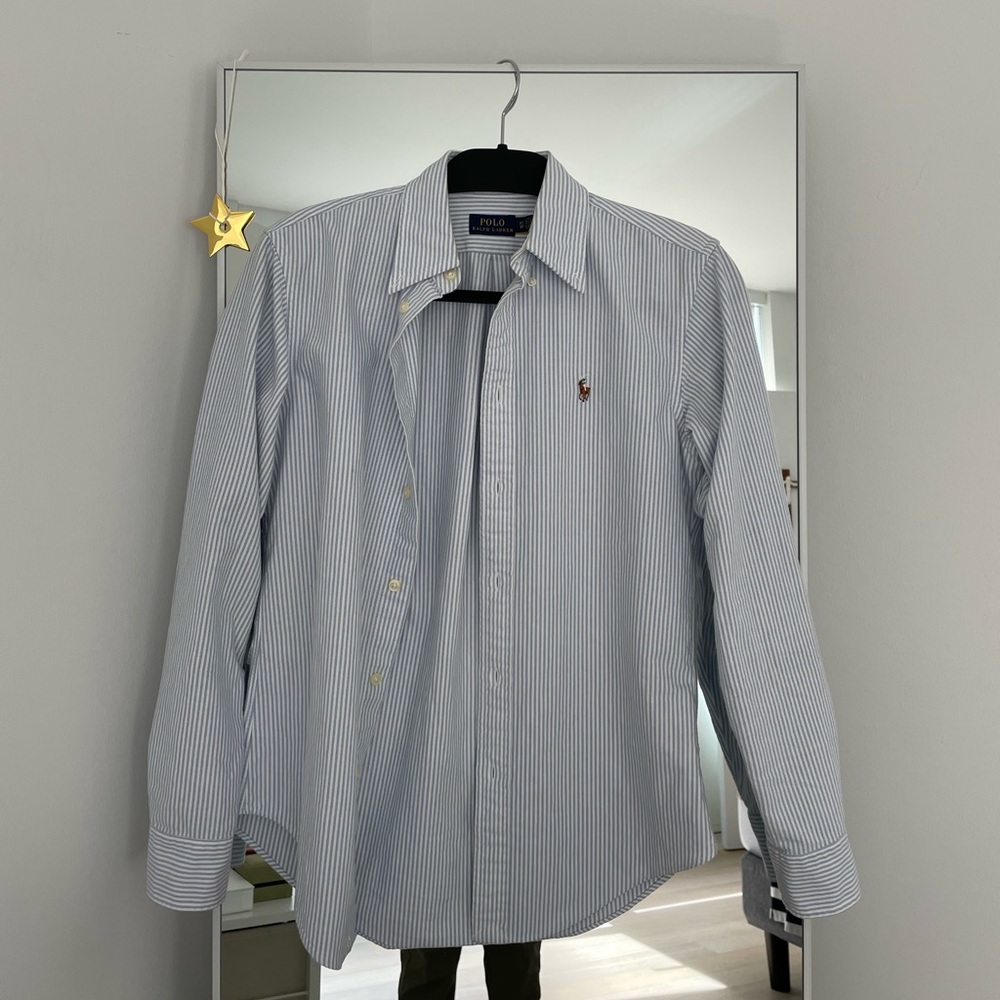 Polo Ralph Lauren Striped Oxford Shirt Women XS